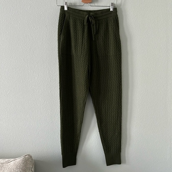 INTERMIX Pants - Intermix Wool-Cashmere Knit Joggers